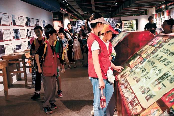 參觀匯溪記憶展覽館。