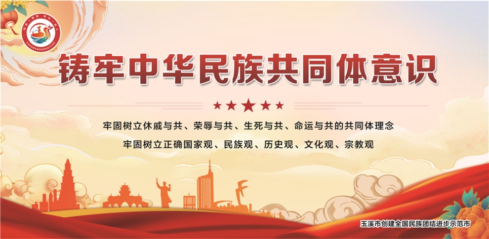 玉溪市民族團結(jié)進步宣傳海報5
