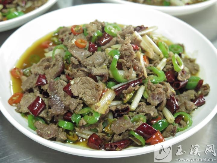 小炒羊肉。