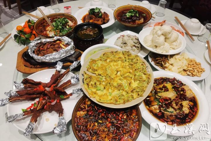 桑園飯店的美食。